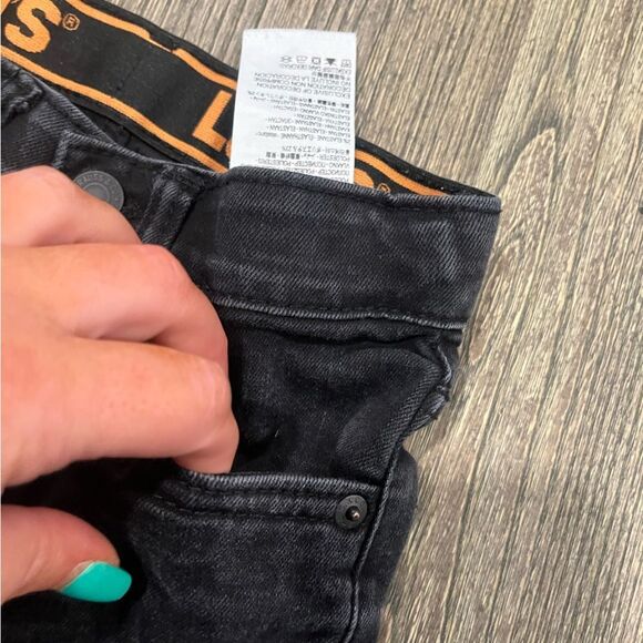Levi's Big Boys 510 Skinny-Fit 365 Performance Jeans Mid Rise Denim Black Size 8 - Picture 10 of 10